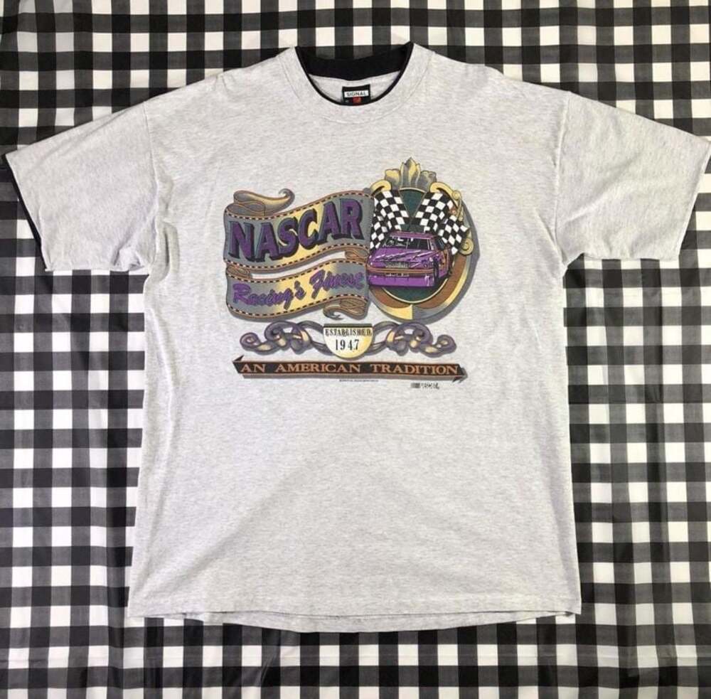 Vintage 90s NASCAR Racing's Finest An American Tradition T-Shirt XL
